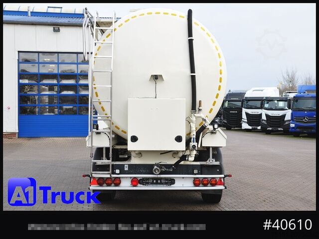 Silo semitrailer FELDBINDER EUT 55,3, Futter Feed 7 Kammern 55m³,  Lenkachse, Alufelgen,