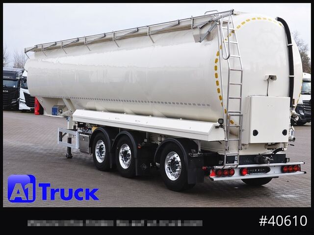 Silo semitrailer FELDBINDER EUT 55,3, Futter Feed 7 Kammern 55m³,  Lenkachse, Alufelgen,