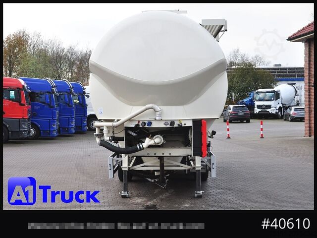 Silo semitrailer FELDBINDER EUT 55,3, Futter Feed 7 Kammern 55m³,  Lenkachse, Alufelgen,
