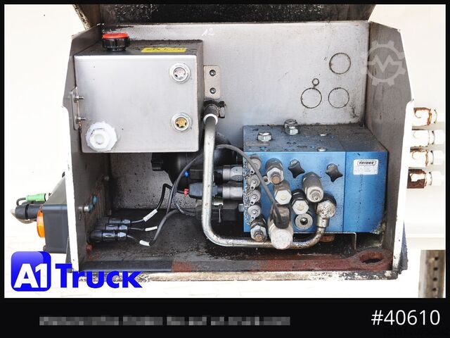 Silo semitrailer FELDBINDER EUT 55,3, Futter Feed 7 Kammern 55m³,  Lenkachse, Alufelgen,