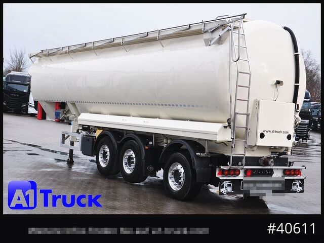 Silo semitrailer FELDBINDER EUT 55,3, 7 Kammern Futter Feed, Lenkachse, Alufelgen,