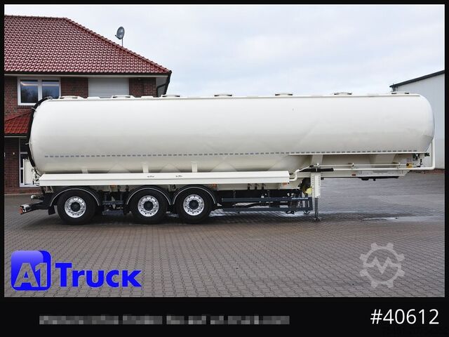 Silo semitrailer HEITLING SDBH 54, 7 Kammern, Futter Feed Lenkachse, Alufelgen,