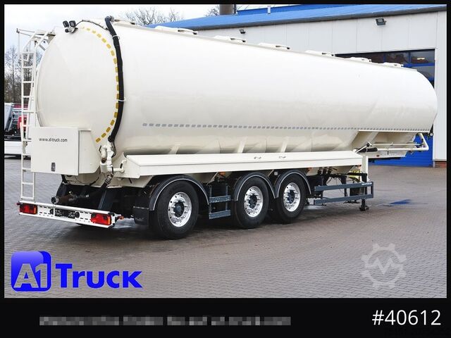 Silo semitrailer HEITLING SDBH 54, 7 Kammern, Futter Feed Lenkachse, Alufelgen,
