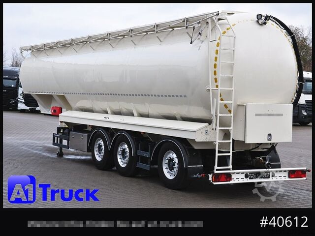 Silo semitrailer HEITLING SDBH 54, 7 Kammern, Futter Feed Lenkachse, Alufelgen,