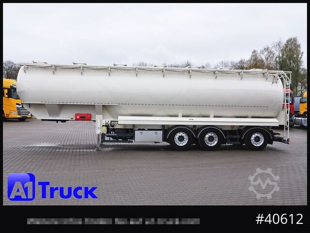 Silo semitrailer HEITLING SDBH 54, 7 Kammern, Futter Feed Lenkachse, Alufelgen,