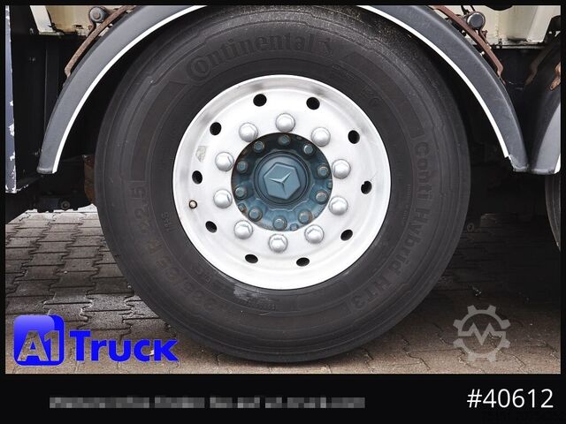 Silo semitrailer HEITLING SDBH 54, 7 Kammern, Futter Feed Lenkachse, Alufelgen,