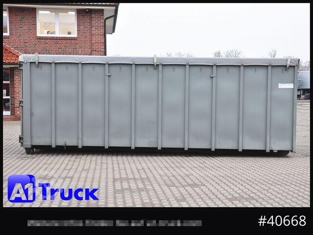 Abrollcontainer POL OSTEG Abrollcontainer 47,5m³, Mulde, Dachplane, Portaltür