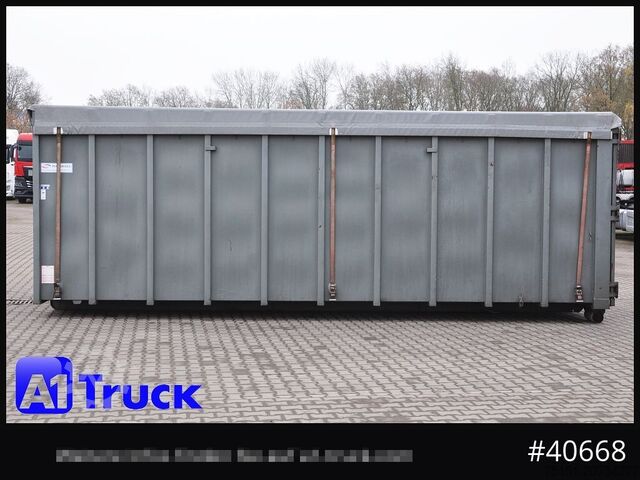 Abrollcontainer POL OSTEG Abrollcontainer 47,5m³,  Mulde, Dachplane, Portaltür