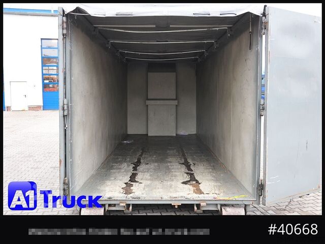 Abrollcontainer POL OSTEG Abrollcontainer 47,5m³, Mulde, Dachplane, Portaltür