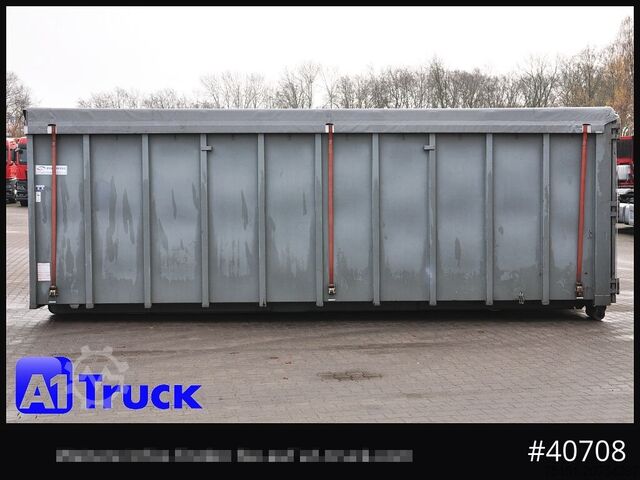 Abrollcontainer POL OSTEG Abrollcontainer 47,5m³,  Mulde, Dachplane, Portaltür
