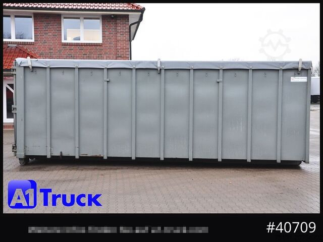 Abrollcontainer POL OSTEG Abrollcontainer 47,5m³,  Mulde, Dachplane, Portaltür