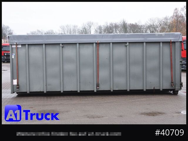 Abrollcontainer POL OSTEG Abrollcontainer 47,5m³,  Mulde, Dachplane, Portaltür