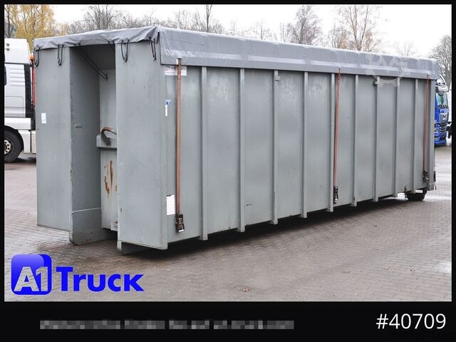 Abrollcontainer POL OSTEG Abrollcontainer 47,5m³, Mulde, Dachplane, Portaltür