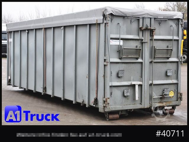 Abrollcontainer POL OSTEG Abrollcontainer 47,5m³, Mulde, Dachplane, Portaltür