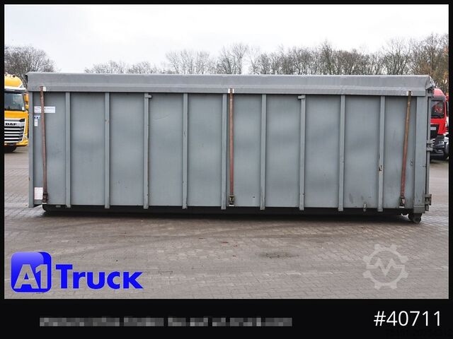 Abrollcontainer POL OSTEG Abrollcontainer 47,5m³,  Mulde, Dachplane, Portaltür