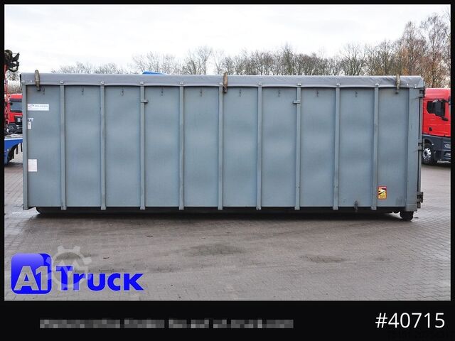 Abrollcontainer POL OSTEG Abrollcontainer 47,m³, Mulde, 1 seitig Schiebeplane, Plane