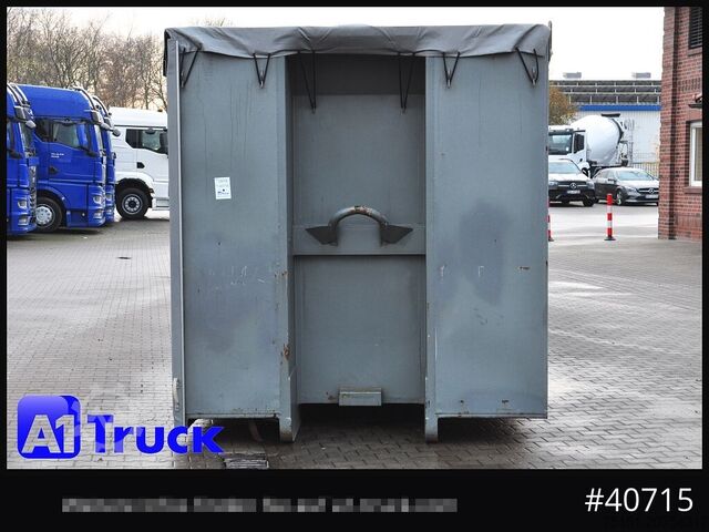 Abrollcontainer POL OSTEG Abrollcontainer 47,m³, Mulde, 1 seitig Schiebeplane, Plane
