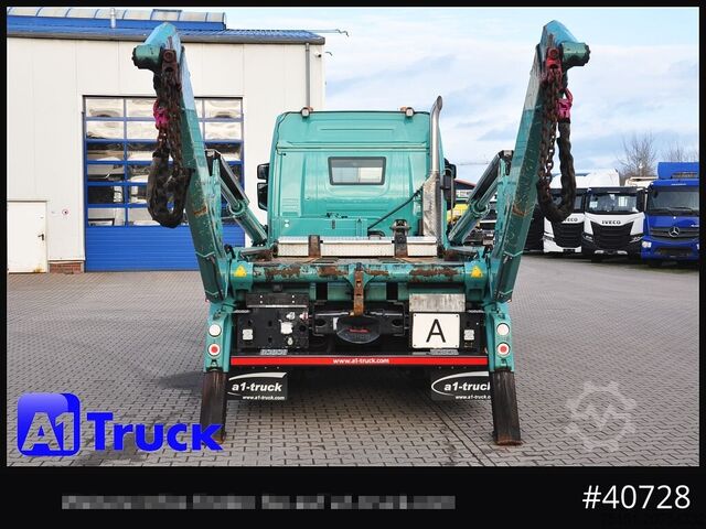 Skip truck SCANIA G410 Meiller AK 16 Funk Lenkachse, TÜV 11-2026