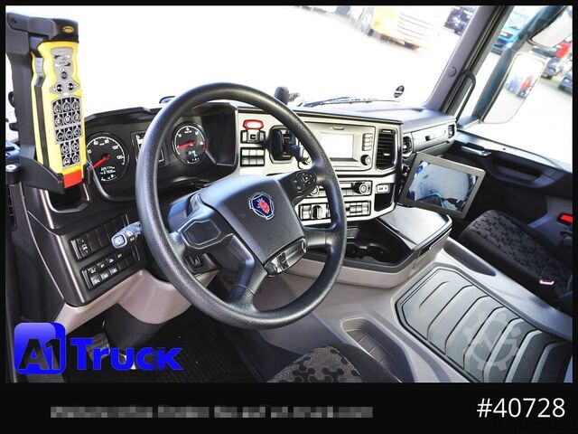 Skip truck SCANIA G410 Meiller AK 16 Funk Lenkachse, TÜV 11-2026
