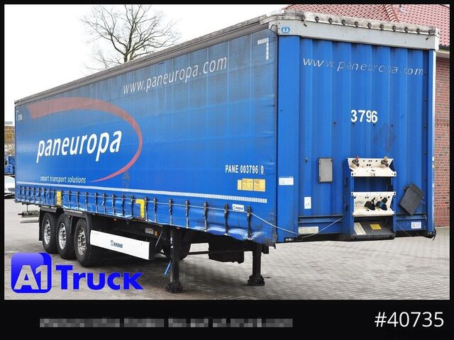 Open semitrailer with tarp KRONE SD Tautliner, Code XL, BPW