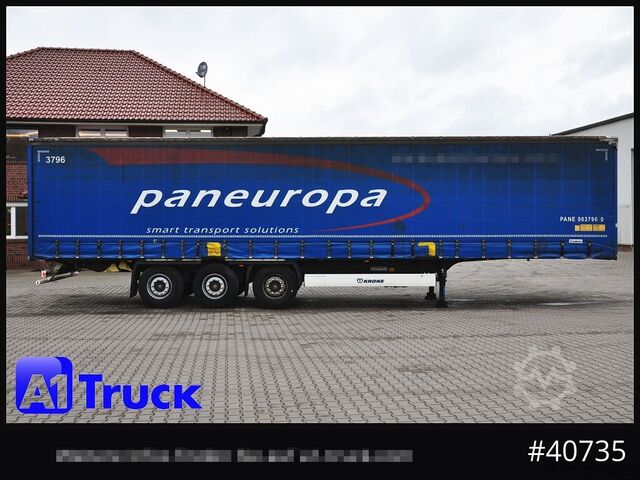 Open semitrailer with tarp KRONE SD Tautliner, Code XL, BPW