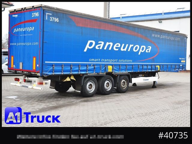 Open semitrailer with tarp KRONE SD Tautliner, Code XL, BPW