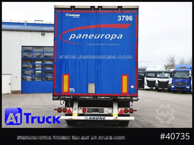 Open semitrailer with tarp KRONE SD Tautliner, Code XL, BPW