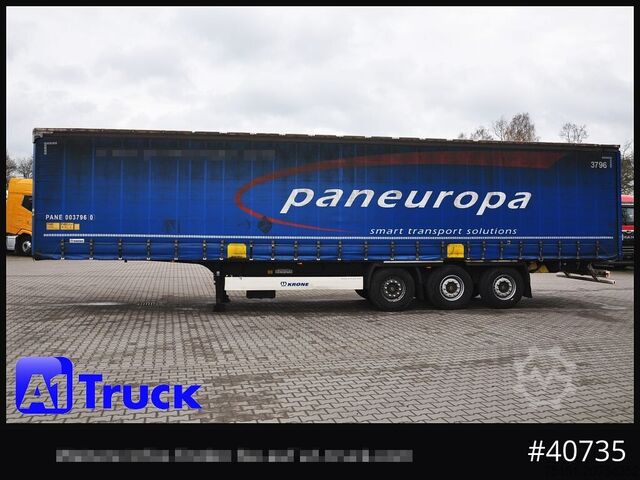 Open semitrailer with tarp KRONE SD Tautliner, Code XL, BPW