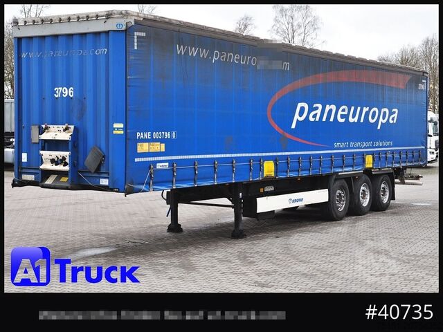 Open semitrailer with tarp KRONE SD Tautliner, Code XL, BPW