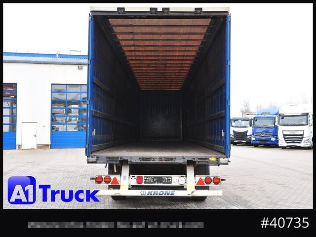 Open semitrailer with tarp KRONE SD Tautliner, Code XL, BPW