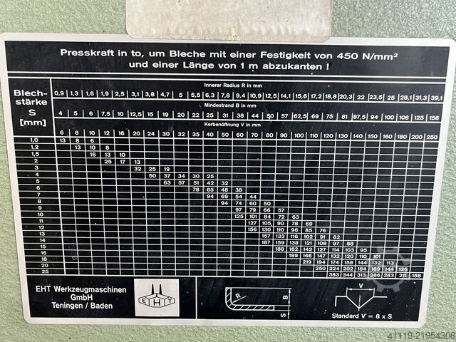 Press brake EHT EHPS 20-35  