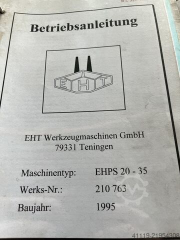 Press brake EHT EHPS 20-35  