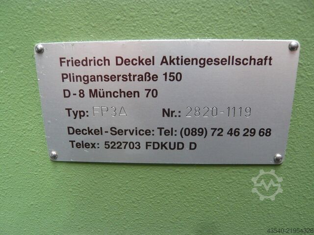 Tool grinder Deckel FP3A Dialog 11 Zubehörschrank