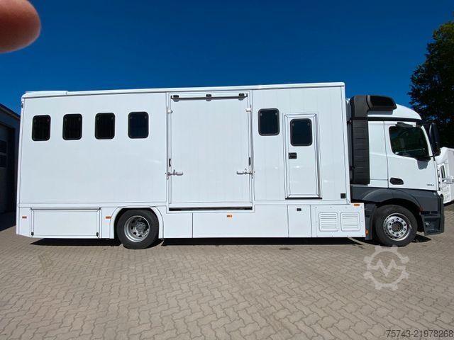 Cattle truck MERCEDES-BENZ ACTROS 1832  TT-XL  7 Pferde 6 Sitze Neufahrzeug