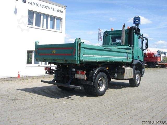 Tipper truck MERCEDES-BENZ Arocs 1843 4x4 2-Achs Allradkipper Bordmatik