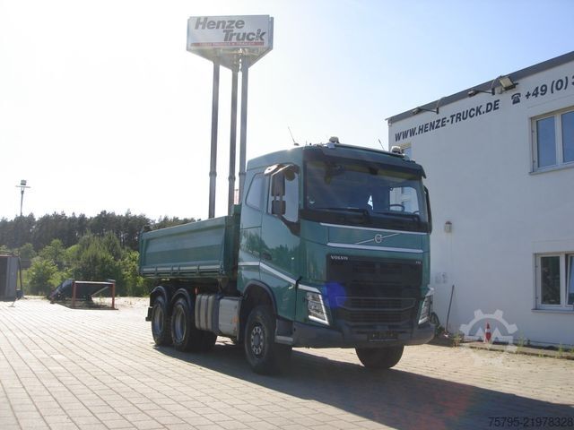 Three-sided tipper truck VOLVO FH 500 6x6 X-Track 3-Achs Kipper angetriebene Li