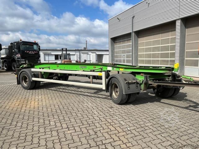 Roll off trailer HÜFFERMANN 2-achs Abrollanhänger HSA 18.70 Containeranhänge