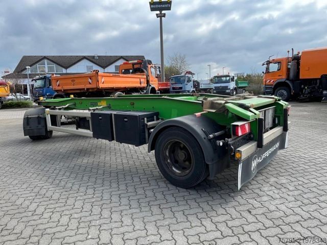 Roll off trailer HÜFFERMANN 2-achs Abrollanhänger HSA 18.70 Containeranhänge