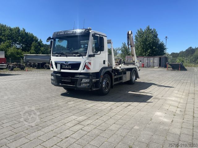 Skip truck MAN TG-M 18.320 4x2 Absetzkipper Funk, m