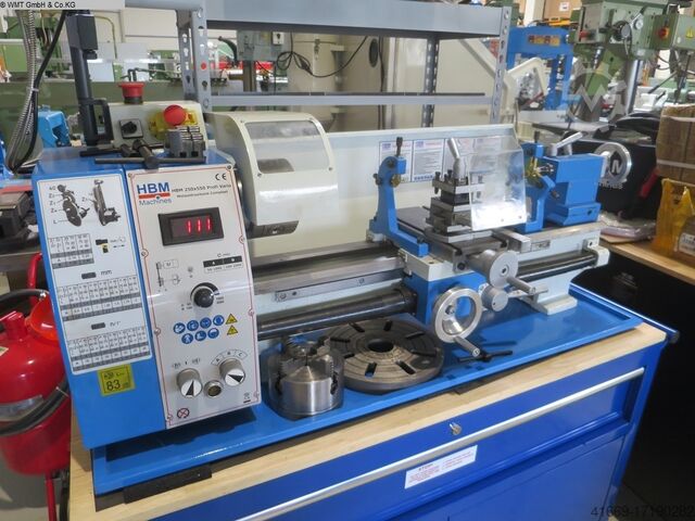 Tischdrehbank HBM 250 x 550 Profi Vario