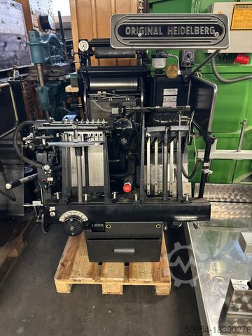 Hot stamping machine Heidelberg Prägetiegel