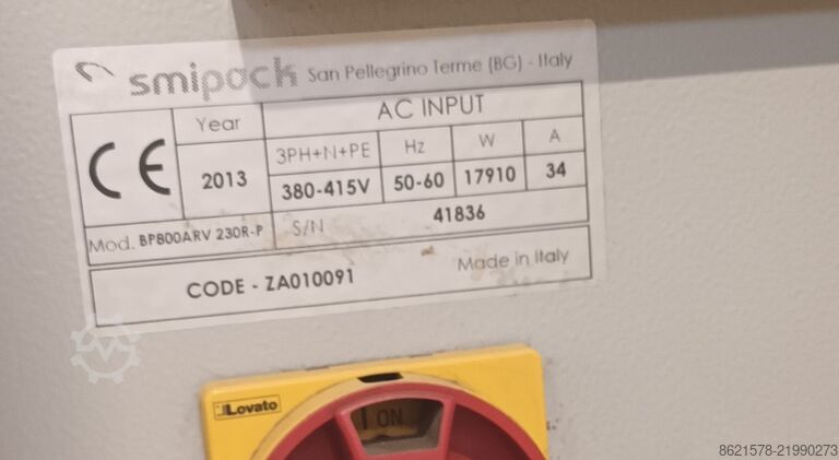 Packing machine Smipack BP800ARV 230R-P