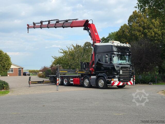 Scania R490 8x2 EURO6!! HIAB 85TM! REMOTE CONTROL!! TOP!! DK1331 Scania R490 8x2 EURO6!! HIAB 85TM! AFSTANDSBEDIENING!!...