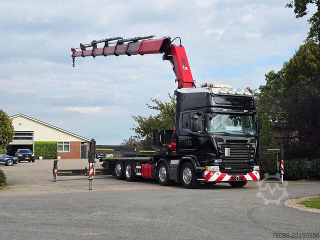 Scania R490 8x2 EURO6!! HIAB 85TM! REMOTE CONTROL!! TOP!! DK1331 Scania R490 8x2 EURO6!! HIAB 85TM! AFSTANDSBEDIENING!!...