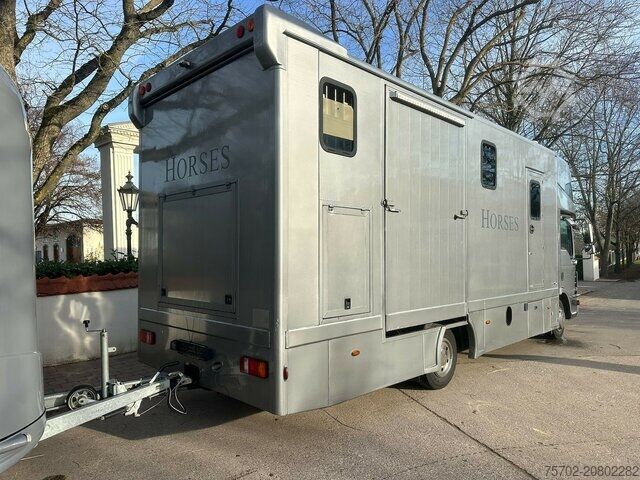 Livestock transporter MAN TGL 8150 3-4 Pferde Wohnmobilzulassung