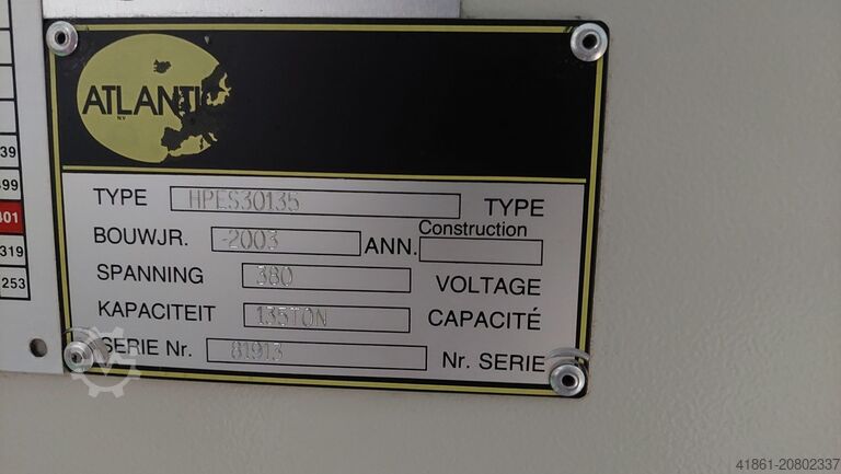 Hydr. Abkantpresse ATLANTIC HPES 30/135