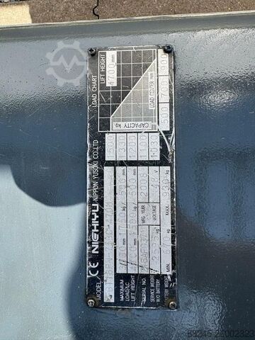VS-22893 Electric triplex mast forklift Nichu NICHU FBT 18 PN 75 BC 470