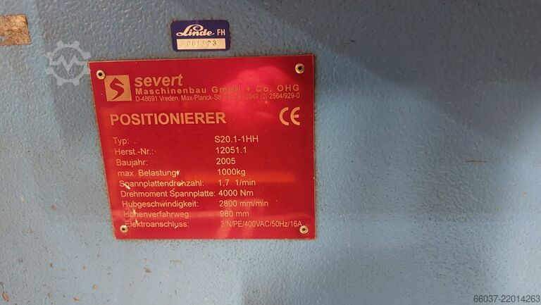 Welding table Severt S20.1-1HH