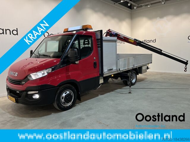 Pritschenwagen mit Kran Iveco Daily 35C16 Open Laadbak / HMF Kraan / Euro 6 /...