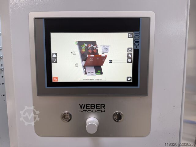 Sheet metal deburring machine Hans Weber Maschinenfabrik GmbH Weber PT-1350 DR2